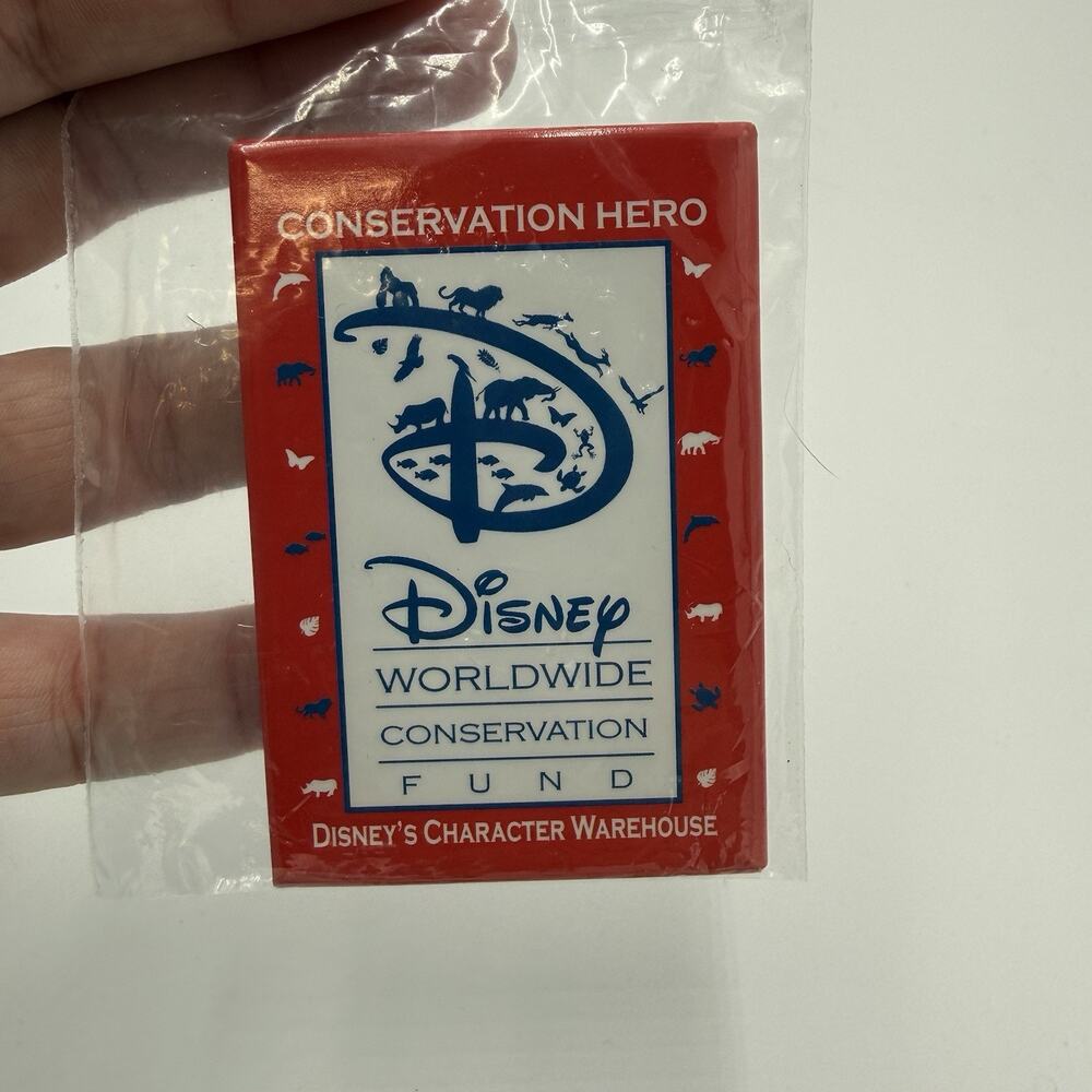 Disney Worldwide Conservation Fund Conservation Hero Button Pin